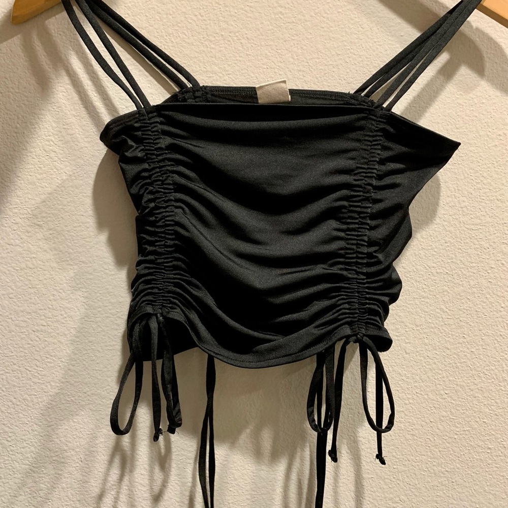 UO Ruched Straight Neck Cami